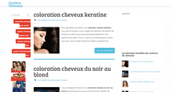 Desktop Screenshot of couleur-cheveux.com